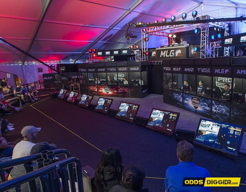 CS:GO Major event player set-up