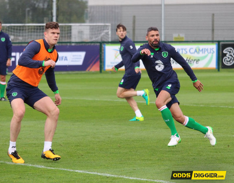 Jonathan Walters should start once again for Ireland.