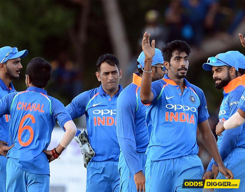India cricket team on the field