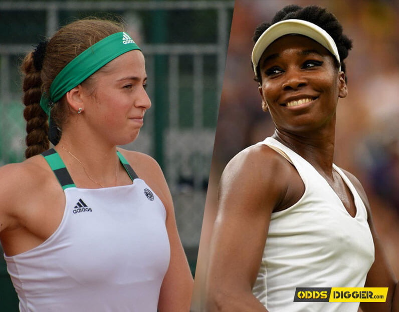 Venus Williams vs Jelena Ostapenko